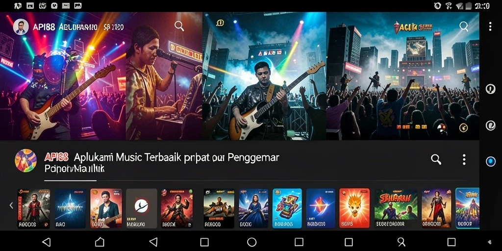 Tampilan gameplay API88 dengan musik yang seru dan interaktif.