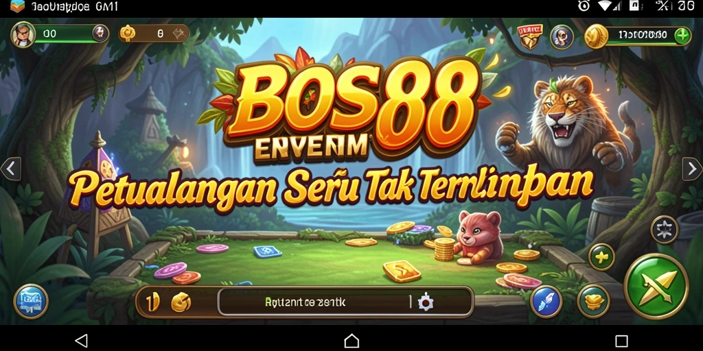 Tampilan gameplay seru dalam petualangan BOS88.