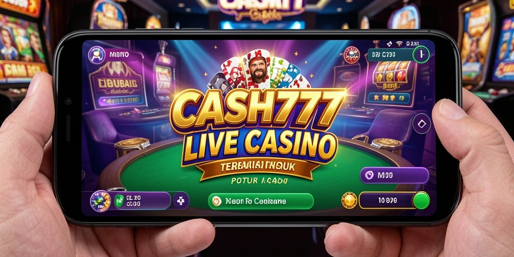 Tampilan gameplay Live Casino yang mendebarkan di CASH777.