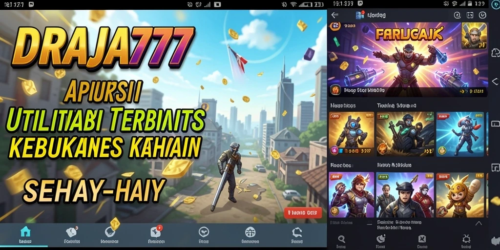 Screenshot DRAJA777 menampilkan antarmuka aplikasi yang intuitif.