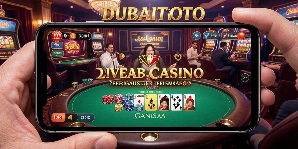 Tampilan gameplay DUBAITOTO dalam Live Casino yang interaktif dan mendebarkan.