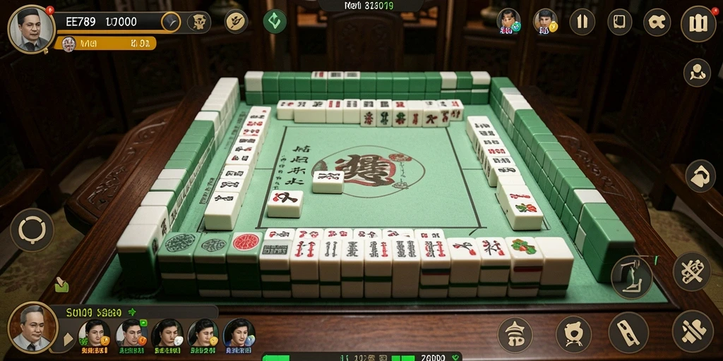 Tampilan gameplay seru dari permainan Mahjong EE789.