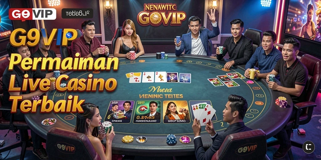 Gameplay menarik di aplikasi Live Casino G9VIP dengan dealer langsung.