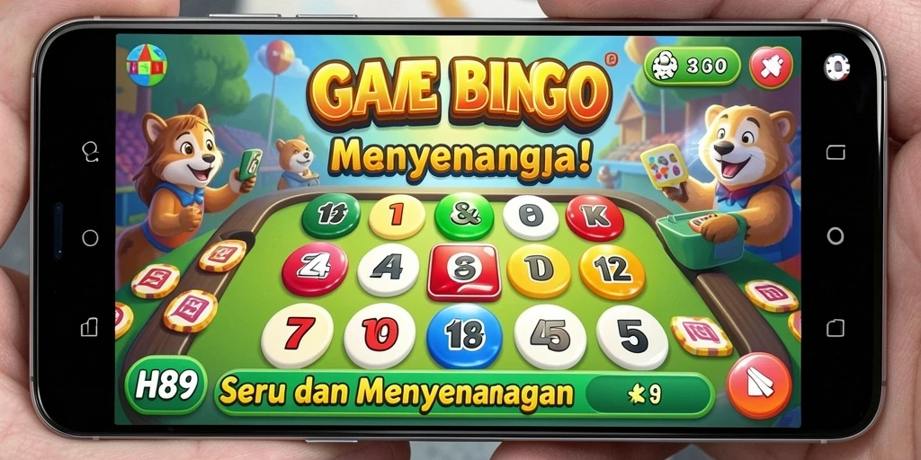 Gameplay seru H89 saat bermain Bingo dengan teman-teman.