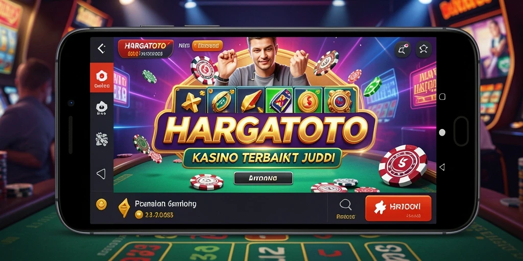 Tampilan gameplay menarik dari HARGATOTO yang menyajikan pengalaman Kasino yang seru.