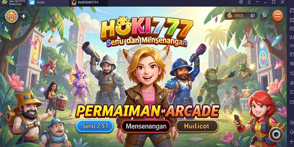 Tampilan gameplay HOKI777 yang mengasyikkan dan penuh warna.