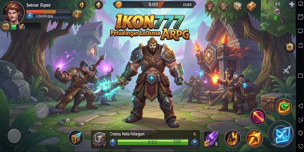 Tangkap aksi seru dalam gameplay ARPG di IKON777.