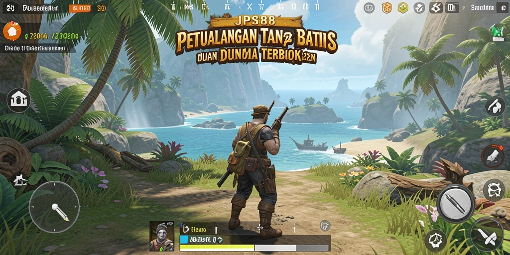 Screenshot gameplay JPS88 dengan visual Open World yang memukau.