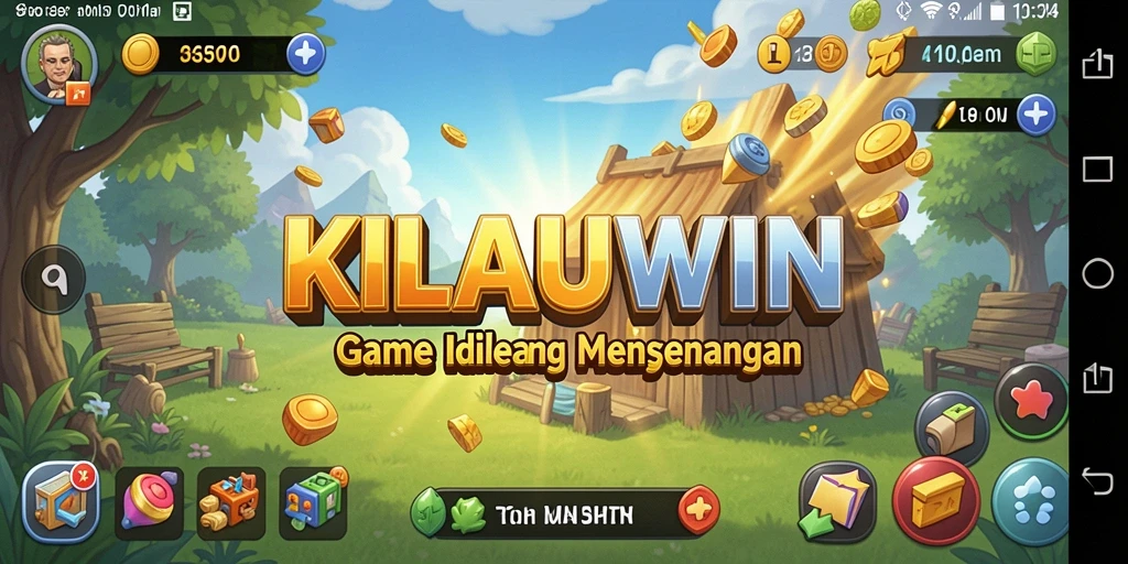 Screenshot gameplay KILAUWIN menampilkan aksi Idle yang menarik.