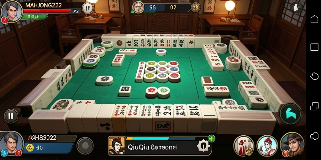Gameplay seru QiuQiu di MAHJONG222 dengan grafik menarik.