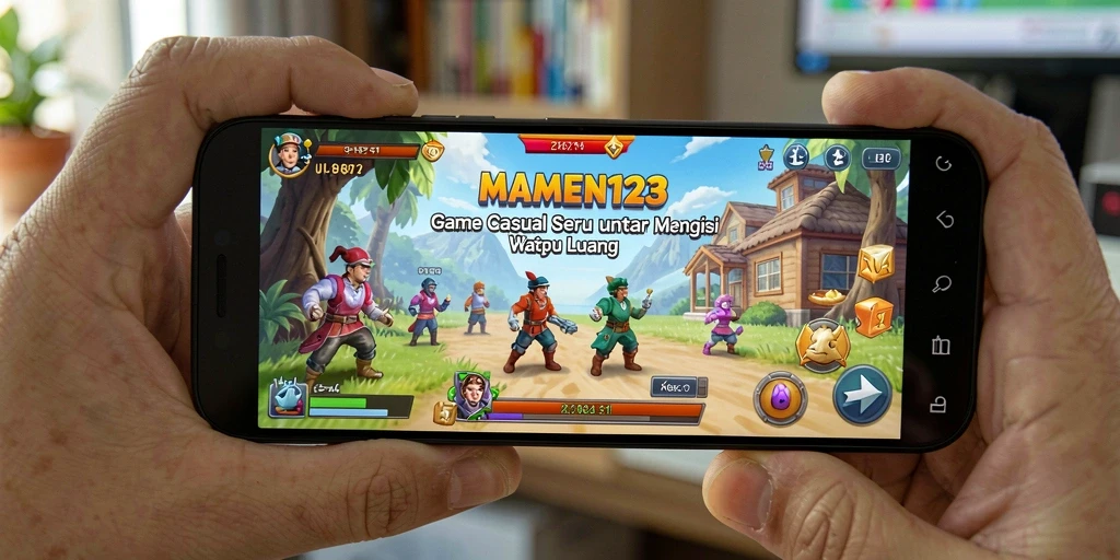 Tampilan gameplay MAMEN123 yang ceria dan menarik.