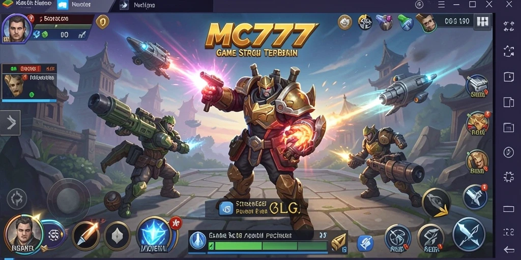Tampilan menarik dari gameplay MC777 yang mendebarkan.