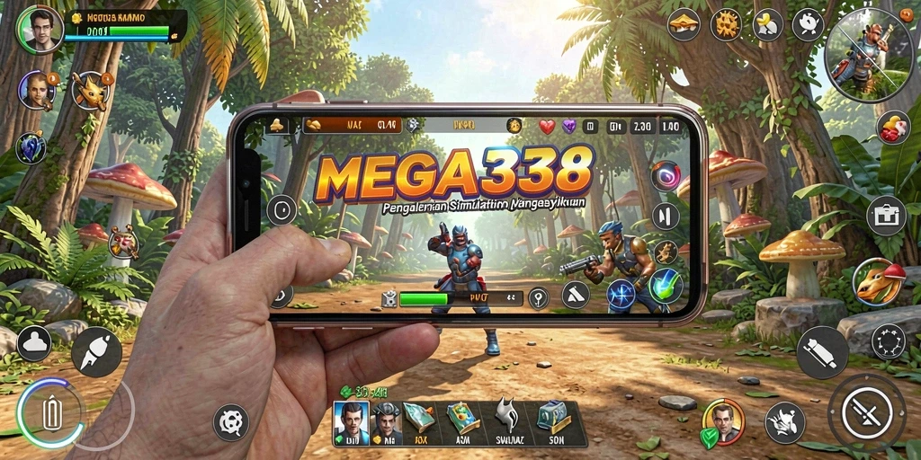 Tampilan gameplay MEGA338 yang menawan dalam dunia simulasi.