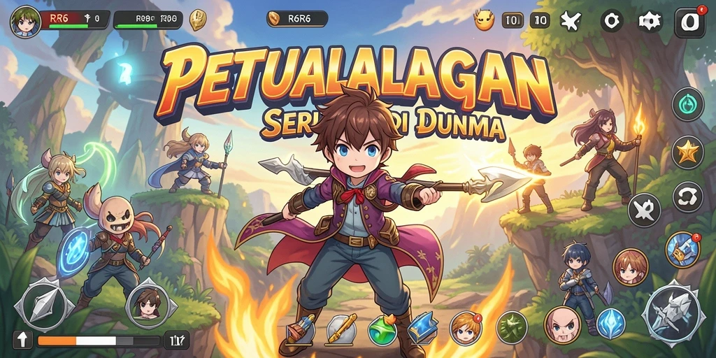 Tampilan epik dari karakter dalam gameplay R6R6.