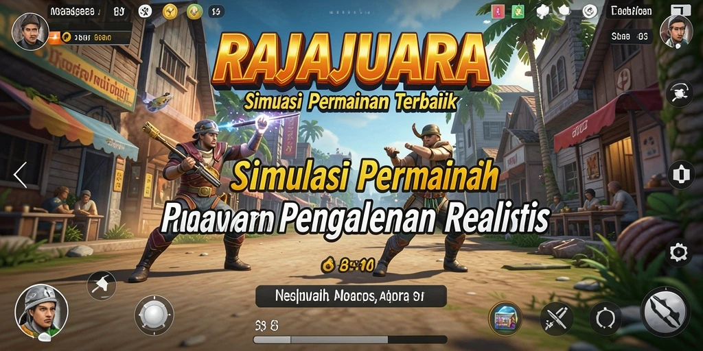 Tampilan gameplay RAJAJUARA yang interaktif dan menarik.