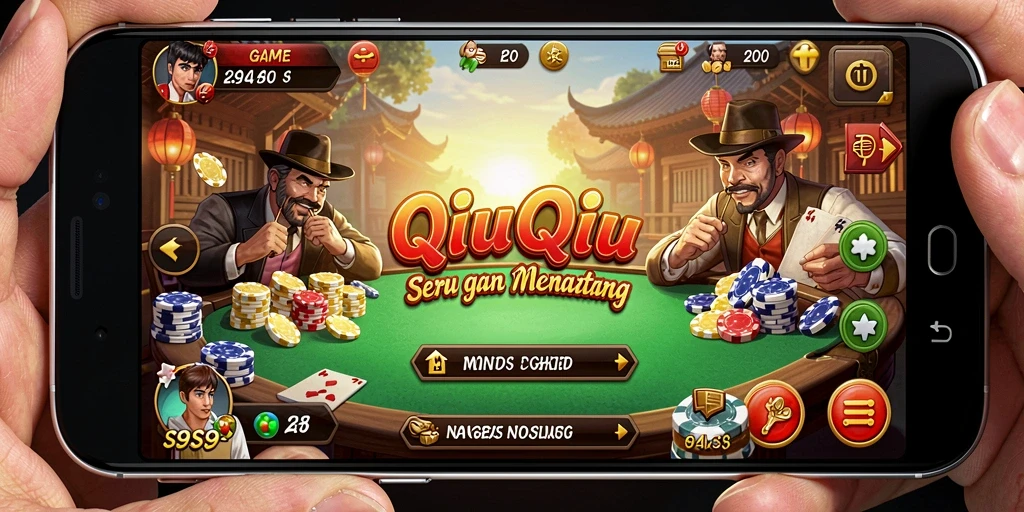 Screenshot gameplay S9S9 yang menampilkan momen menarik QiuQiu.