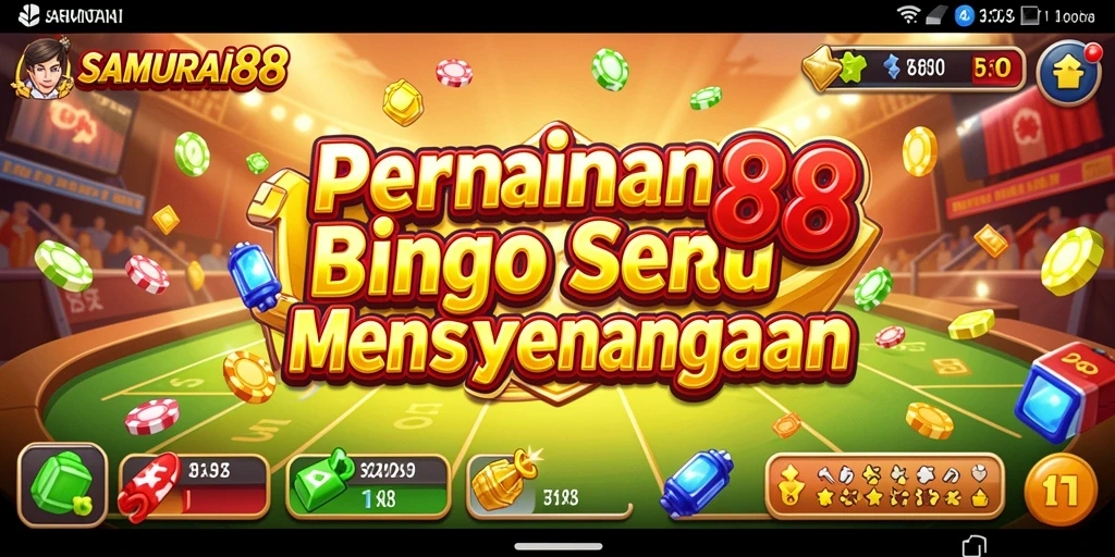 Tampilan gameplay Bingo yang seru dan interaktif di SAMURAI88.