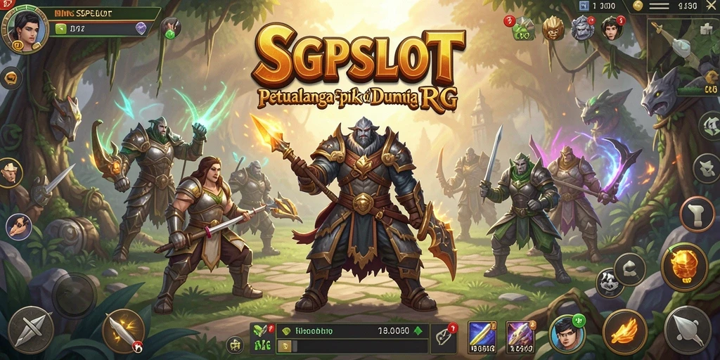 Tampilan gameplay RPG yang memukau dan menantang dalam SGPSLOT.