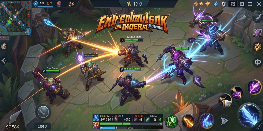 Tampilan gameplay seru dan strategis dalam SP666.