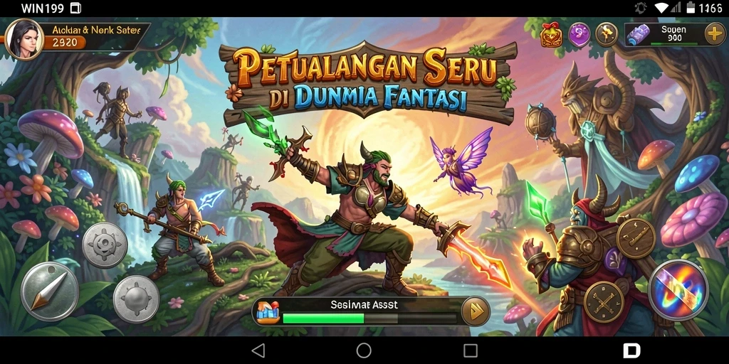 Tampilan gameplay WIN199 yang mendebarkan dan penuh petualangan.